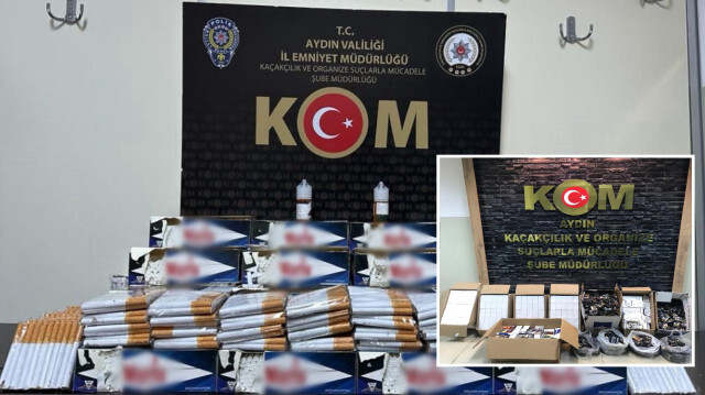 Aydın'da kaçakçılık operasyonu: 90binden fazla makaron ele geçirildi  
