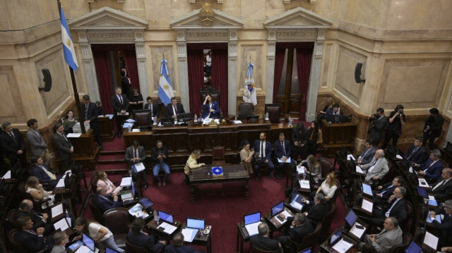 Le sénat argentin à Buenos Aires, le 13 décembre 2023.