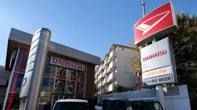 Un bureau de vente de Daihatsu Motor à Tokyo, le 22 décembre 2023.