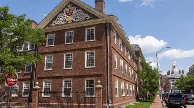 Un bâtiment du campus de l'université de Harvard, le 29 juin 2023 à Cambridge, Massachusetts, aux États-Unis.
