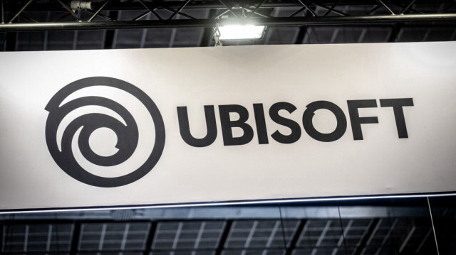 Logo d'Ubisfot lors de l'évènement Paris Game Week, le 1er novembre 2023.