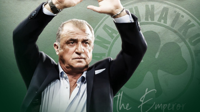 Panathinaikos'un Fatih Terim duyurusunda kullandığı görsel.