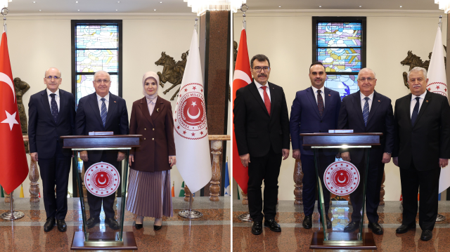 Bakanlar, Milli Savunma Bakanı Güler'e taziye ziyaretinde bulundu.