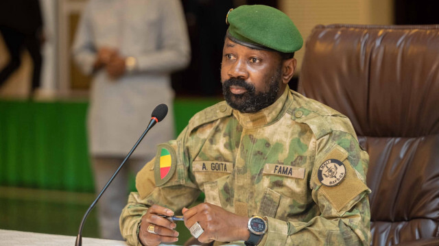 Le colonel Assimi Goïta, président de la Transition du Mali, qui a pris le pouvoir suite au coup d'Etat du 24 août 2020.