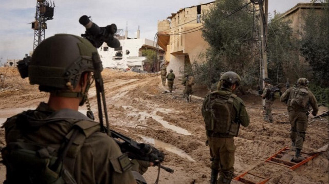 L'armée d'occupation dans le sud de la bande de Gaza, le 24 décembre 2023.