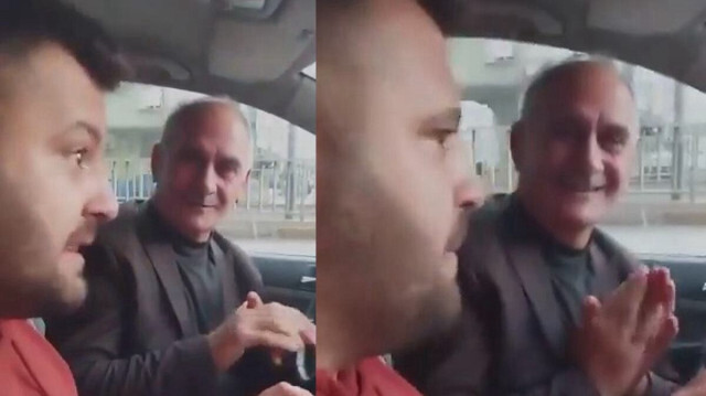 Antalya'da bir grup taksici TAG sürücüsünü tehdit edip kameraya aldı.