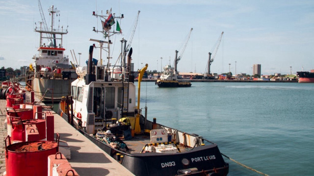 Le port de Cotonou au Bénin.