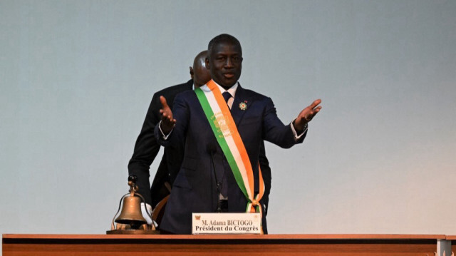 Adama Bictogo, présidente du parlement de la Côte d'Ivoire.