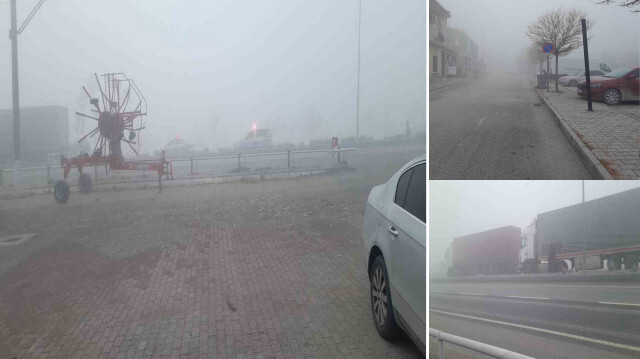 Konya'da sis etkisini gösterdi