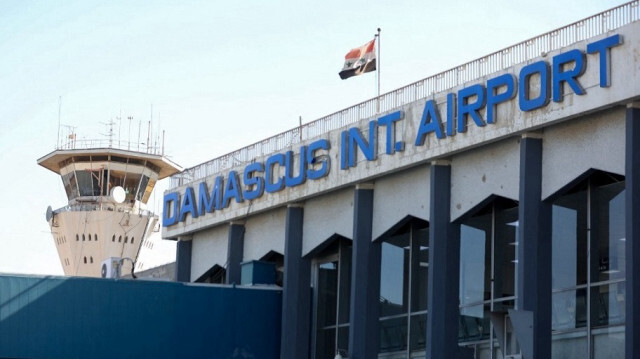 L'aéroport international de Damas en Syrie.