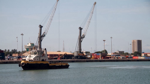 Le port de Cotonou au Bénin.