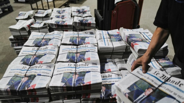 Le journal Le Monde.