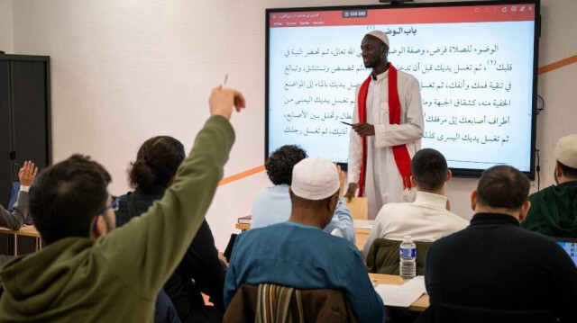 Kalilou Sylla, l'imam de la Grande Mosquée de Strasbourg, donne un cours visant à former les étudiants à une pratique modérée de l'islam à Strasbourg. (Archive)