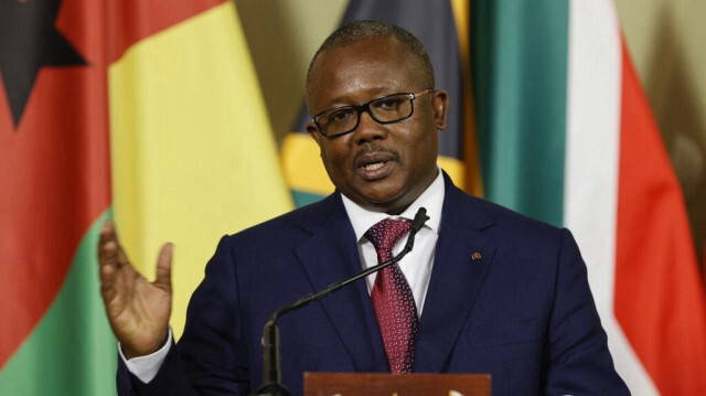 Le Président du Guinée-Bissau, Umaro Sissoco Embal.