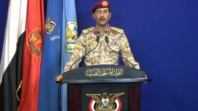 Le porte-parole militaire du groupe yéménite Houthi, Yahya Saree.