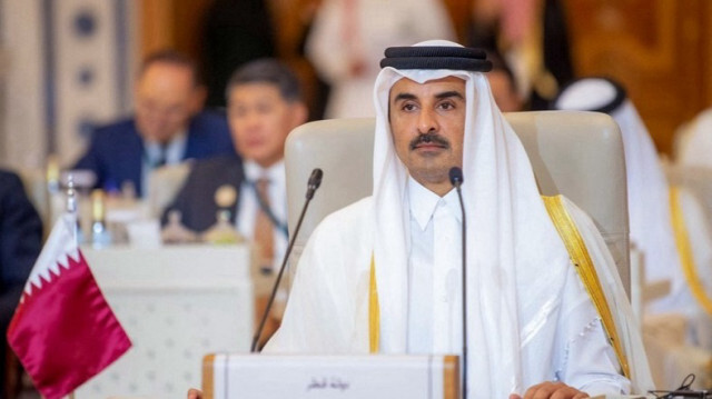 L'émir du Qatar, Cheikh Tamim ben Hamad al Thani.