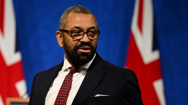 Le ministre de l'Intérieur du Royaume-Uni, James Cleverly.