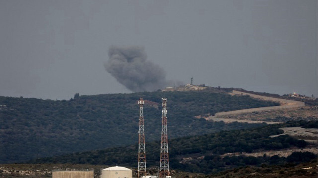 Un bombardement israélien au sud du Liban, le 5 décembre 2023.