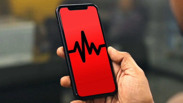 İPhone deprem uyarı sistemi