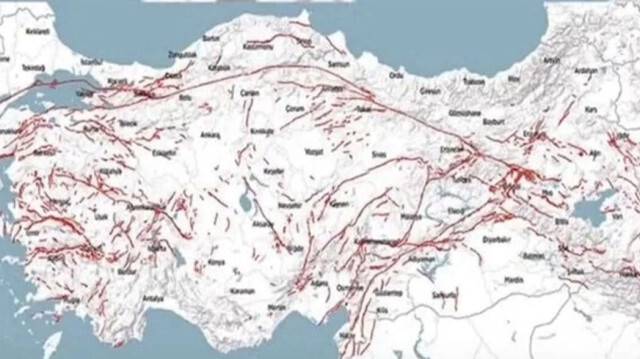 Kuzey Anadolu fay hattında bulunan iller listesi