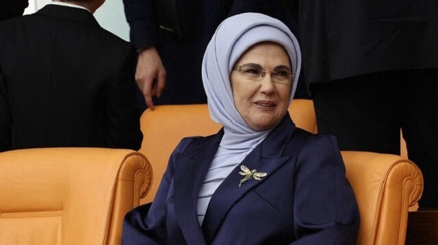 La Première dame de la Turkiye, Emine Erdogan.