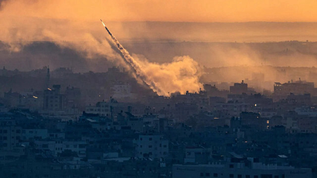 İsrail'e füze saldırısı (Foto: Arşiv)