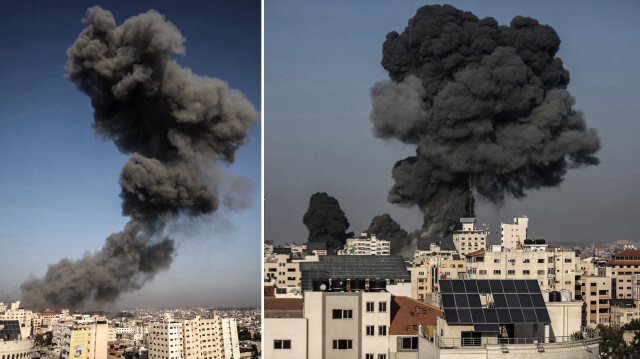 İsrail saldırılarından sonra Gazze.