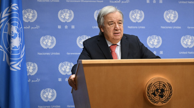 BM Genel Sekreteri Guterress BMGK'ya Gazze’de insani felaketin önlenmesi için mektup gönderdi.
