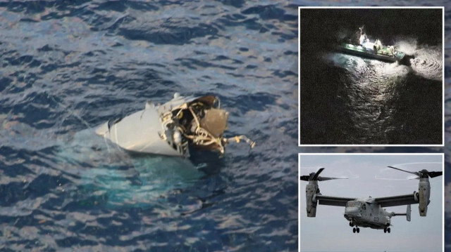 ABD ordusu, Japonya'daki kazanın ardından "Osprey" hava araçlarını yere indirme kararı aldı