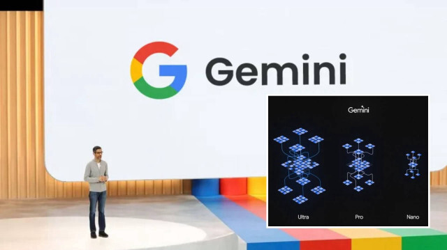 Google'ın yeni yapay zeka modeli Gemini; Ultra, Pro ve Nano olarak 3 farklı modelle çıkış yapıyor.