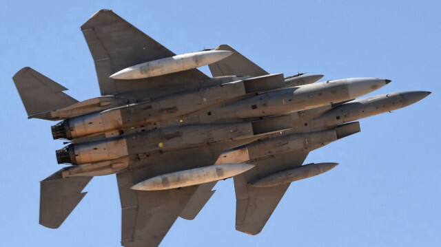 Deux avions de combat F-15SA de l'armée saoudienne.