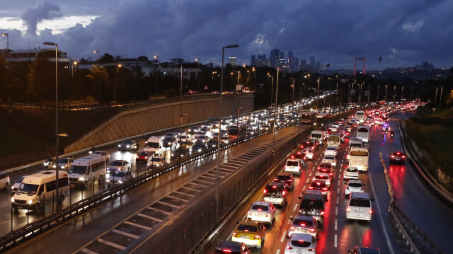 İstanbul'da trafik yoğunluğu (Foto: Arşiv)