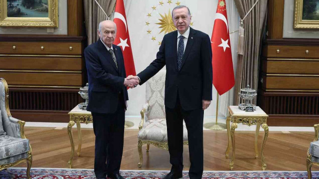 Bahçeli - Erdoğan (Foto: Arşiv)