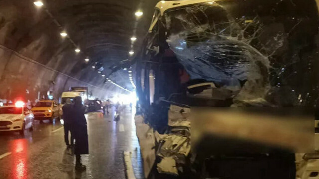 Bolu Dağı Tüneli trafik kazası