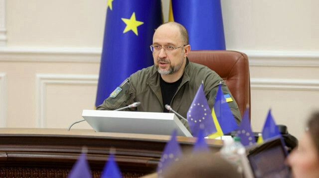 Le Premier ministre ukrainien Denys Shmyhal. Crédit photo: AGENCE ANADOLU