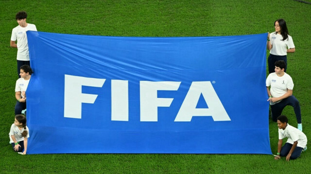Drapeau de la FIFA @Ina Fassbender / AFP