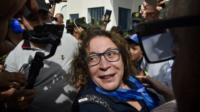 L'activiste algérienne Amira Bouraoui. Crédit Photo: RYAD KRAMDI / AFP 