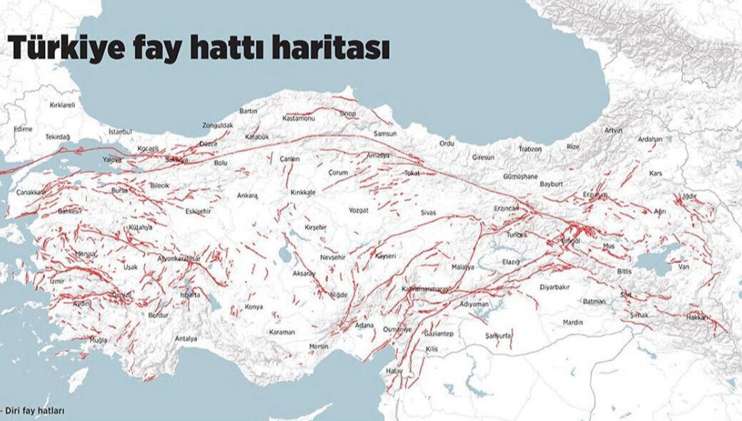Yedisu fayı hattı nerede? Yedisu fayı nereden geçiyor hangi illeri ...
