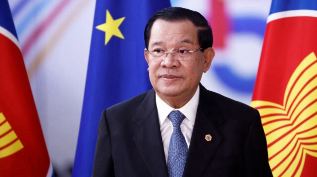 Le Premier ministre cambodgien Hun Sen. Crédit photo: Kenzo TRIBOUILLARD / AFP