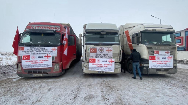 Из Грузии в Турцию направлены три фуры с гумпомощью