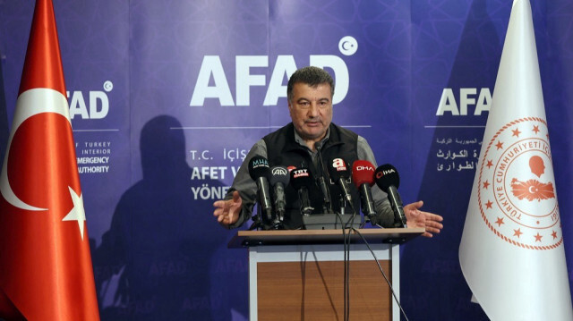 Le directeur général du service de la réduction des risques sismiques au sein de l’AFAD, Orhan Tatar. Crédit photo: AA