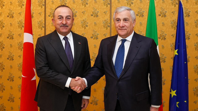  Bakan Çavuşoğlu ve İtalyan mevkidaşı Tajani 