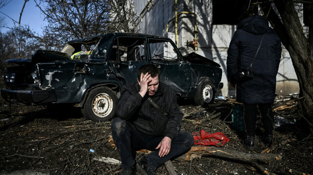 La Russie a tiré 36 missiles contre des zones distinctes de l'Ukraine, tuant une femme et blessant sept personnes. Crédit photo: ARIS MESSINIS / AFP