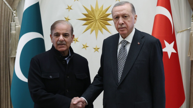 Şahbaz Şerif - Cumhurbaşkanı Erdoğan