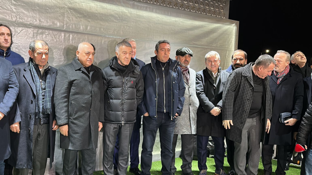 TFF Başkanı Mehmet Büyükekşi, Ahmet Ağaoğlu, Dursun Özbek, Ali Koç ve birçok kulüp başkanı bir araya geldi.