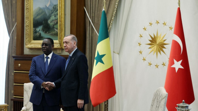 Les présidents turc et sénégalais, R.T Erdogan(D) et Macky Sall (G). Crédit Photo: Handout / TURKISH PRESIDENTIAL PRESS SERVICE / AFP