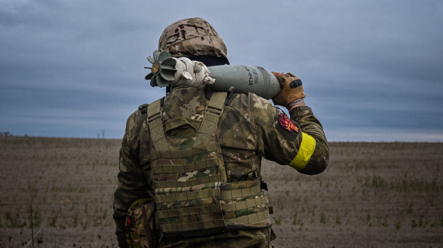 Un membre de la Garde nationale ukrainienne dans la région de Kharkiv, en Ukraine. Crédit photo: SERGEY BOBOK / AFP