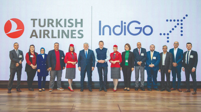 Türk Hava Yolları (THY) ve IndiGo Hava Yolları mevcut iş birliklerini genişletme kararı aldı.
