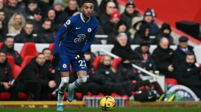 L'international Marocain Hakim Ziyech restera sous les couleurs de Chelsea @Paul ELLIS / AFP