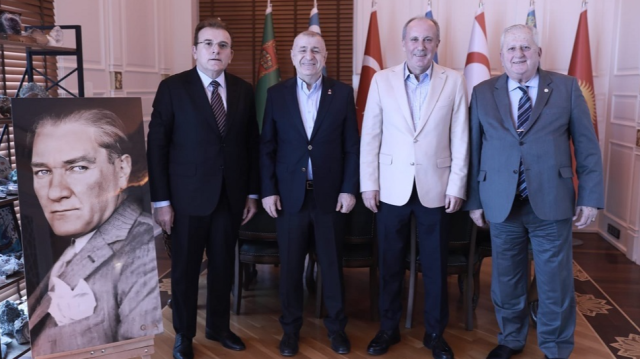 Ümit Özdağ, Muharrem İnce, Vecdet Öz ve Rifat Serdaroğlu bir araya geldi.